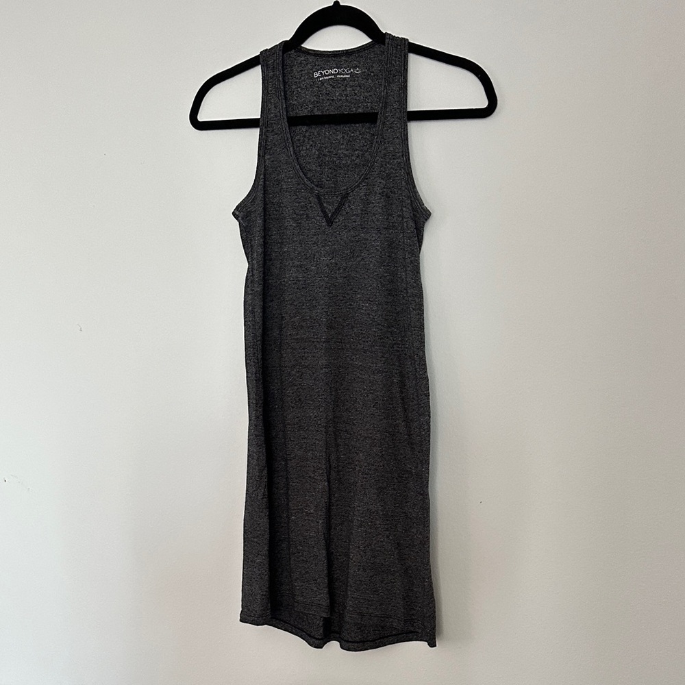 [Beyond Yoga] Dark Charcoal Tank Dress